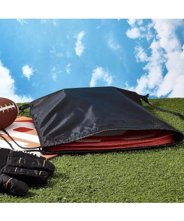 High Visibility 12 Inch Football Yard Markers Set - Orange Down Marker for Sporting Training - Carrying Bag Included - Buy Online on GoSupps.com