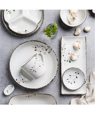 Dinner Plates Ceramic Dinner Plate Sets 13-Piece Kitchen Dinnerware Set Service for 2 Hand-Painted Cherry Blossom Premium Quality Porcelain Plates Set Plates Kitchenware - Buy Online on GoSupps.com