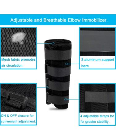 Elbow Brace Splint for Ulnar Nerve Entrapment & Cubital Tunnel - Adjustable Nighttime Support (L/XL) - Buy Online on GoSupps.com