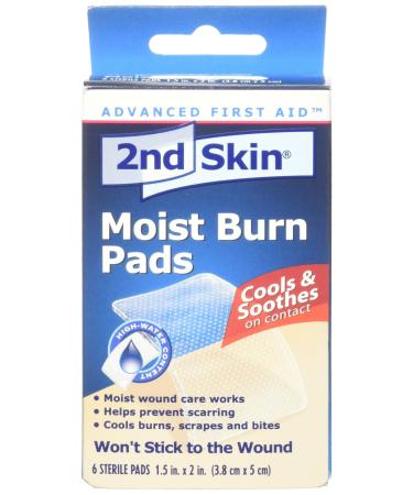 Spenco 2nd Skin Moist Burn Pads 6 Count