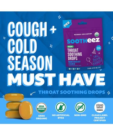 Lolleez Sootheez Organic Throat Soothing Drops for Adults Berry Lemonade 25 Count Refillable Great Tasting Drops That Sooth Sore Throats - Buy Online on GoSupps.com