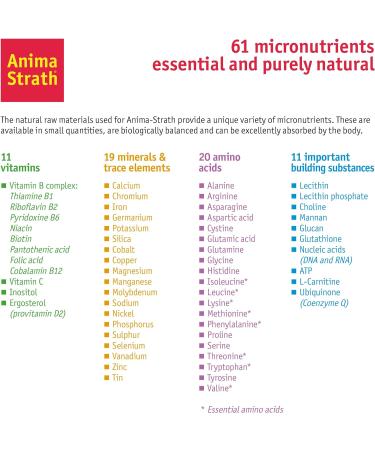 Anima-Strath Natural Food Supplement for Dogs & Cats | Immune System & Digestive Care with 61 Vital Nutrients Vitamins Minerals Amino Acids & Prebiotic Qualities | BARF Diet Food Topper (250 ml) Herbal 250 ml (Pack of 1) - Buy Online on GoSupps.com