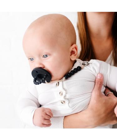 Ryan & Rose Cutie PAT Pacifier Teether (Flat  Black) Flat Black - Buy Online on GoSupps.com