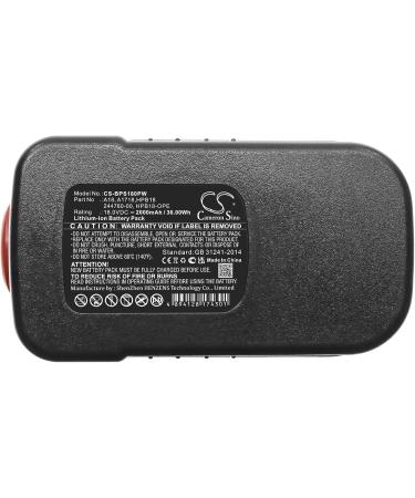 2000mAh Li-ion Replacement Battery NST2118 for FS18BX FS18FL FSB18 & Flashlights - International Shipping Available - Buy Online on GoSupps.com