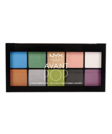 NYX PROFESSIONAL MAKEUP Avant Pop! Shadow Palette Art Throb 0.5 Ounce