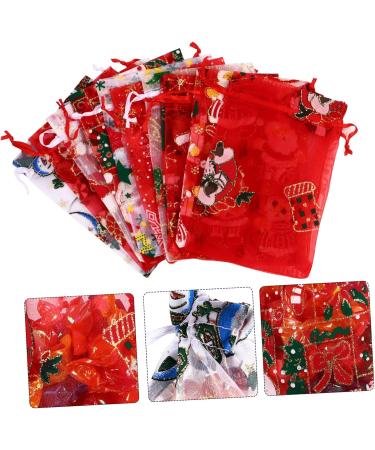 Hoement 36pcs Christmas Cheesy Bag Storage Bags The Storage Pouch Pouch Beam Port Jewelry 10X15CM As Shown - Buy Online on GoSupps.com