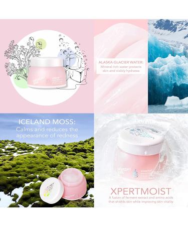 Saturday Skin Water Cream Mini: Vegan Oil-Free Gel Moisturizer with Alaska Glacier Water for Day & Night | Korean Skincare Soothes, Hydrates, and Reduces Wrinkles - Buy Online on GoSupps.com