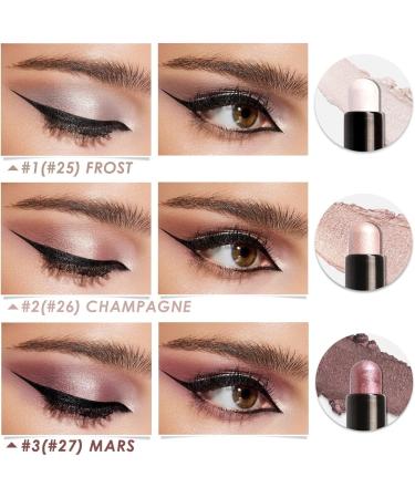3PC B ton De Fard Paupi res Paillette mat Cream Eyeshadow Stick les Yeux tincelant Mat Maquillage Pour Les Yeux Fard Paupi res Imperm able Longue Dur e (01 02 03) - Buy Online on GoSupps.com