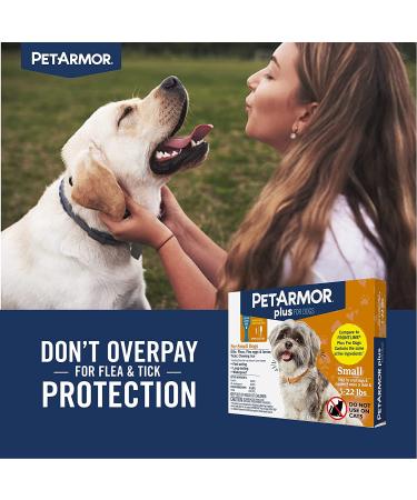 PetArmor Plus Flea & Tick Prevention for Dogs | Waterproof Topical Treatment | Kills Fleas, Ticks, & Lice | Fast-Acting & Long-Lasting | 3 Count, Various Sizes - Buy Online on GoSupps.com