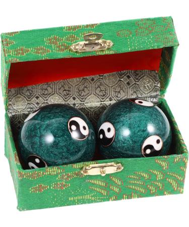 Shop TOVINANNA 6 STK Metal Massage Balls | Hand Roller for Relaxation & Feng Shui | Eco-Friendly Cloisonn Design - Buy Online on GoSupps.com