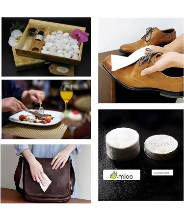 Amloo 50 Magic Compressed Towels - Portable Mini Travel Towels for Health & Outdoor Sports | Disposable Oshibori Finger Washcloths with 5 Carrying Cases - Buy Online on GoSupps.com