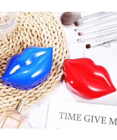 Lot De 2 Masques Exfoliants Hydratants L vres Coussinets De Gel Rouge Et Bleu Soin Nourrissant Et Domicile Adapt Tous Types De L vres Soins Indispensables - Buy Online on GoSupps.com
