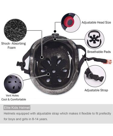 KAMUGO Kids Bike Helmet - Adjustable Toddler Bicycle Helmet for Ages 2-14 - Blue, Small 18.9-21.26 inches - Buy Online on GoSupps.com