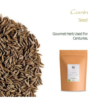 Organic Cumin Seed Whole Spice 200g - Premium Culinairy Seeds - Cuminum Cyminum - Buy Online on GoSupps.com