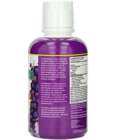 Nutrition Works Acai & Lemon 48 Hour Detox - 16oz Bottle - Buy Online on GoSupps.com