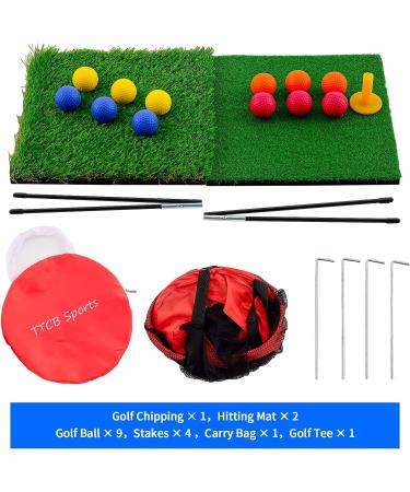 TTCB Sports Pop Up Golf Chipping Net Target Net Removable Golf Net  Indoor/Outdoor Golf Training Equipment  Golf Gifts for Men  Golf Game NET+MAT+BALL - Buy Online on GoSupps.com