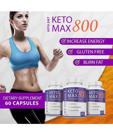 ADVANCED LIFE SCIENCE Keto MAX 800 - Premium Weight Loss Supplement for Fat Burning and Energy Boost - Gluten Free - 30 Day Supply - Buy Online on GoSupps.com