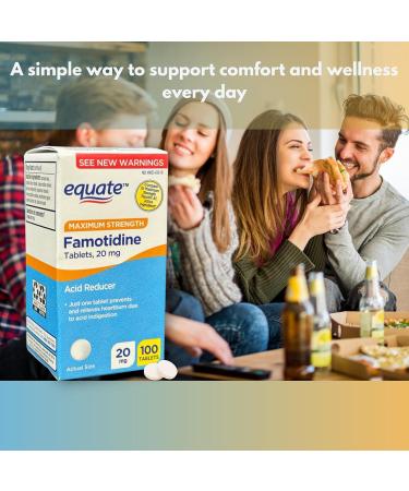 FUSION SHOP STORE Smart choices meaningful life! Famotidine 20mg Maximum Strength- Tablets 100ct (Pack of 1) - Buy Online on GoSupps.com