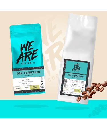 Coffee Ground for Cafetiere 227g Bag Costa Rica Ground Coffee Chocolate & Fruits Notes 100% Arabica Medium Roast Speciality Freshly Roasted Single Origin (We Are Coffee Co) Ground Cafetiere 227 g (Pack of 1) - Buy Online on GoSupps.com