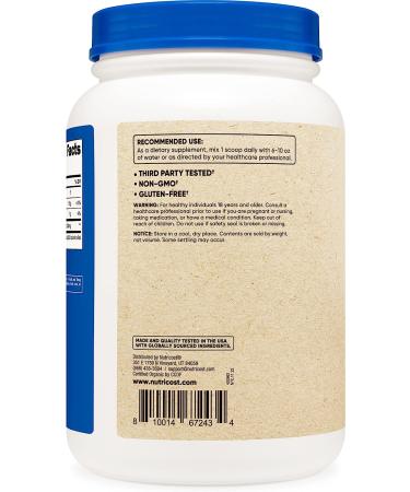 Nutricost Organic Turmeric Powder 2 LBS - USDA Certified, Food Grade, Gluten Free, Non-GMO - Buy Online on GoSupps.com