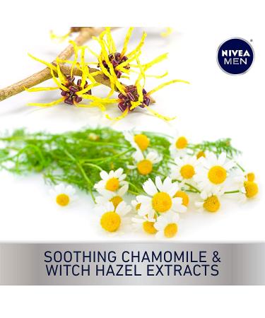 NIVEA MEN Sensitive Shave Foam 6 Pack - Soothing Chamomile & Witch Hazel Extracts - Buy Online on GoSupps.com