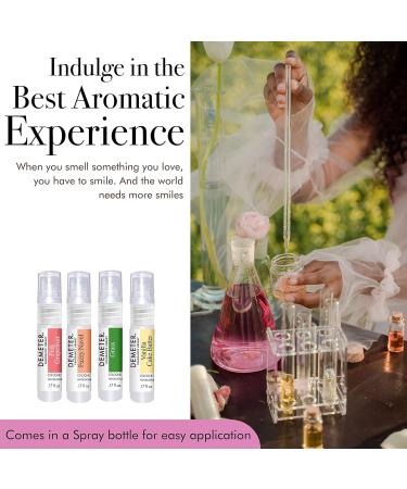 DEMETER Happy Foolproof Blending Set Pink Grapefruit Fuzzy Navel Grass Vanilla Cake Batter Fresh Brewed Coffee Bulgarian Rose Apple Blossom Pixie Dust Set of 8 Perfumes - Buy Online on GoSupps.com