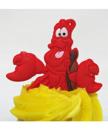 Little Mermaid Birthday Cake CUPCAKE Topper Featuring Ariel and Friends - Buy Online on GoSupps.com