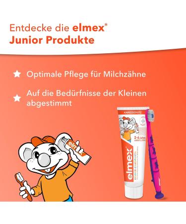 Buy Elmex Children's Toothbrush (2-6 Years) - Soft Bristles Assorted Colors - 1 Piece for Optimal Oral Care - Buy Online on GoSupps.com