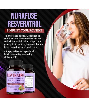 RESVERATROL 9-in-1 Formula - with Milk Thistle Turmeric Black Pepper Non-GMO Gluten-Free Soy-Free 150 count (pack of 1) - Buy Online on GoSupps.com