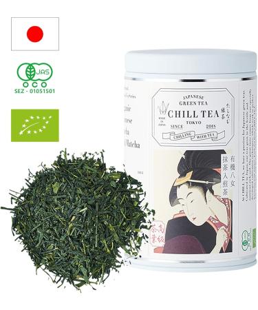 CHILL TEA Tokyo Japanese Sencha with Matcha Green Tea - First Flush Umami Blend, 100g Loose Leaf - Buy Online on GoSupps.com