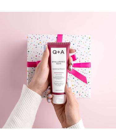 Q+A Hyaluronic Acid Hydrating Cleanser - Gentle & Smoothing Cleanser for Skin Moisturization (125ml) - Buy Online on GoSupps.com