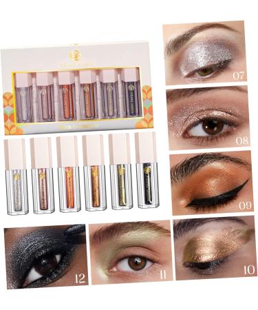 Healvian 24 Pcs Eye Shadow Set Liquid Eye Shadow Cosmetics Tools Glitter Eye Makeup Tear Stick Highlighter - Buy Online on GoSupps.com