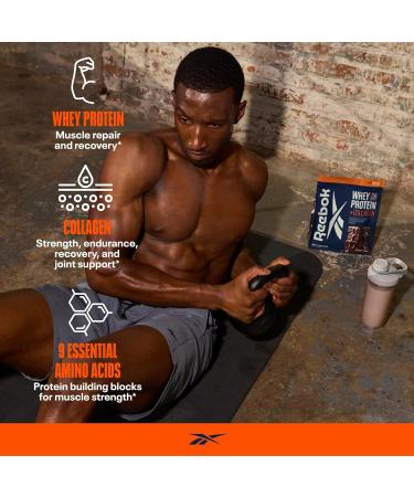 Reebok REEBuild Whey Protein + Collagen Bundle | Vanilla Ice Cream & Chocolate Fudge | 25G Protein Joint Health | Complete Protein System | Multi-Flavor Bundle - Buy Online on GoSupps.com
