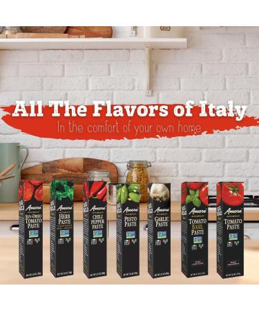 Amore Vegan Pesto Paste Tube - Non GMO Certified, Made In Italy (1 Pack) - Buy Online on GoSupps.com