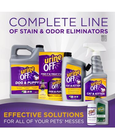 Urine OFF Cat Urine Stain and Odour Remover Spray - Pet Friendly Enzyme Eliminator - 3.78L & 500ml Sizes Available - Buy Online on GoSupps.com
