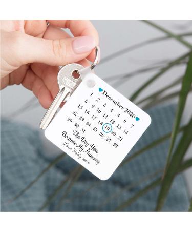 Personalised Drifting Ducks Keyring - Special Keepsake for the Day You Became My Mummy - Mother's Day/New Baby Gift - Buy Online on GoSupps.com