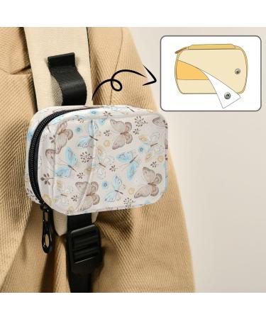Buy Pfrewn 7-Day Pill Organizer Case - Retro Butterflies & Flowers Travel Pill Box Portable Vitamin Holder - Best Supplement Organizer - Buy Online on GoSupps.com