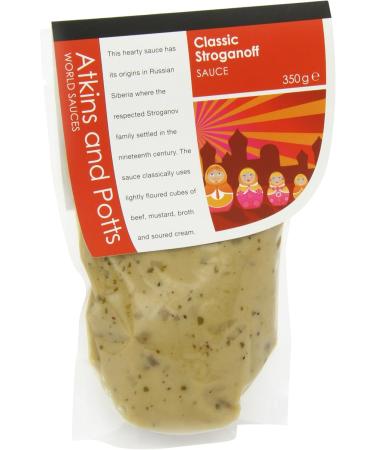  Atkins & Potts Atkins and Potts Stroganoff Sauce 350g (Pack of 6) - Buy Online on GoSupps.com