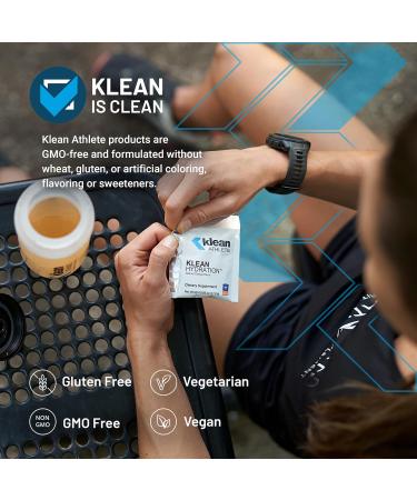 Klean Athlete Hydration | Natural Orange Electrolyte Replacement - 10 Sachets for Optimal Hydration & Balance | International Shipping Available - Buy Online on GoSupps.com