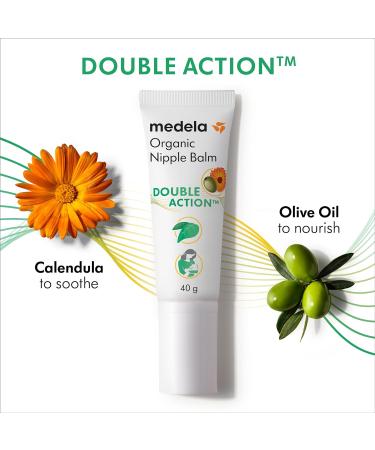 Medela Organic Nipple Cream - 100% Natural Soothing Relief for Breastfeeding Moms - Postpartum Essential 40g - Buy Online on GoSupps.com