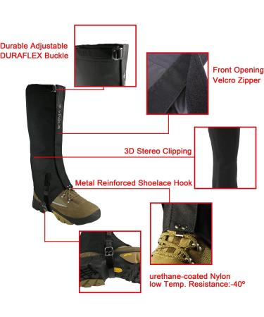 Vinqliq Waterproof High Leg Gaiters for Hiking & Snow Sports - Unisex - Buy Online on GoSupps.com