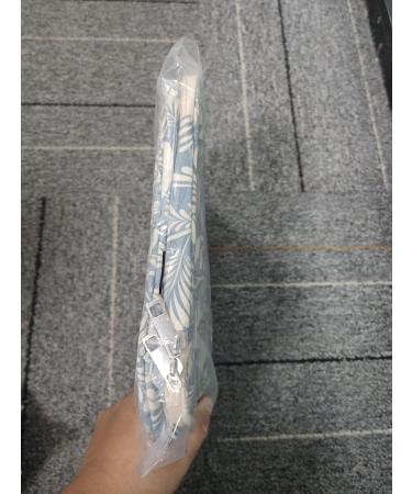 Travel Cosmetic Bag - Large Makeup Organizer for Women & Girls | Blue Leaf Design - Buy Online on GoSupps.com