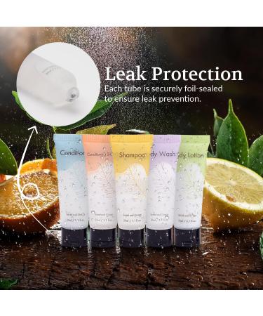 Leak-Proof Travel Size Body Lotion 1.1 Fl.oz/ 30 ml Each 100PCS Bulk Pack Hotel Body Lotion Santal and Orange Scent Amenities and Toiletries for Hospitality 1 Fl Oz (Pack of 100) - Buy Online on GoSupps.com