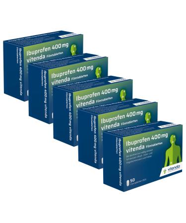 Vitenda Ibuprofen 400mg 5x50pcs - for pain and fever 250