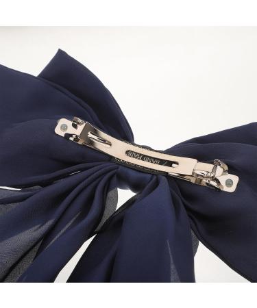 Beaupretty Vintage Fabric Hair Clips for Women & Girls | Stylish Big Bow Hair Loops - Buy Online on GoSupps.com