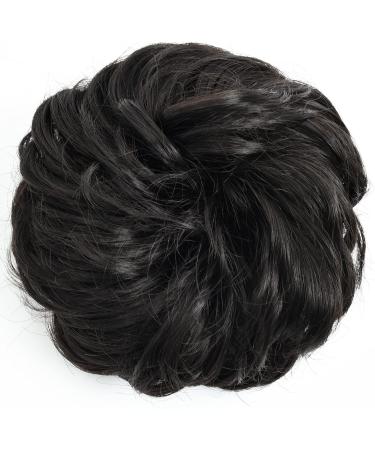 Yamel Messy Bun Hair Pieces - Black Brown Updo Curly Scrunchie for Women - Buy Online on GoSupps.com