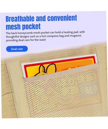 Back Braces for Lower Back Pain Relief Breathable Back Support Belt Adjustable Lumbar Support Belt Reinforced Bones Back Pain Belt M - Buy Online on GoSupps.com