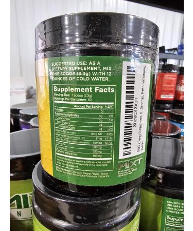 MIXT Energy Drink Mix Energy Powder 8 Hour Energy Formula Designed for Concentration Focus and Hours of Energy Without the Crash Sugar Free (60 Servings Lemonade) - Buy Online on GoSupps.com