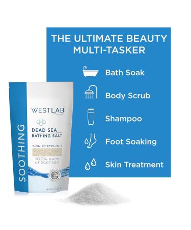 Dead Sea Salt Mineral Bathing 2 Pack (4.4 lb total) - Soothing Relief for Irritated Skin - Buy Online on GoSupps.com