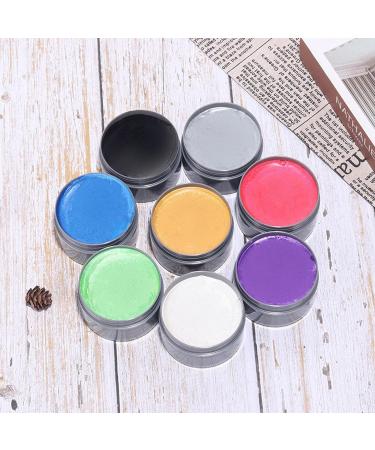 Temporary White Hair Color Dye - Non-Permanent DIY Wax Mud for Party Cosplay & Halloween - Washable Colored Hair Cream - Buy Online on GoSupps.com